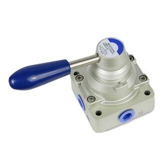 4HV pneumatic hand valve with lever