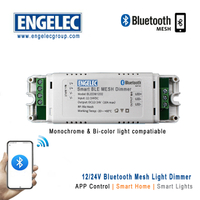 Bluetooth MESH Dimmer & Switch for 12/24V Monochrome/Bi-color Light