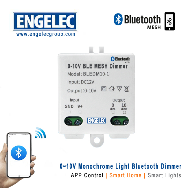 Bluetooth MESH Dimmer & Switch for 0~10V Monochrome Light